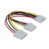 Power cable IDE (F) Σε 2χIDE (M)