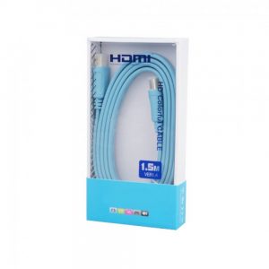 Alternative view of Cable DeTech HDMI 3.0m - Flat 3D - Full HD