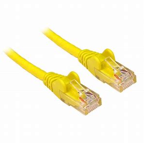 LAN-LAN Cable CAT 5e F-UTP DK-1521-010/Y 1m yellow