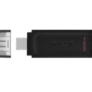 Alternative view of Kingston FlashDrive DataTraveler 70 128GB USB - Type C 3.0