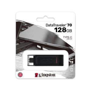 Kingston FlashDrive DataTraveler 70 128GB USB - Type C 3.0