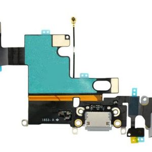 iPhone 6 headphone-socket με lightning connection και flex cable-white