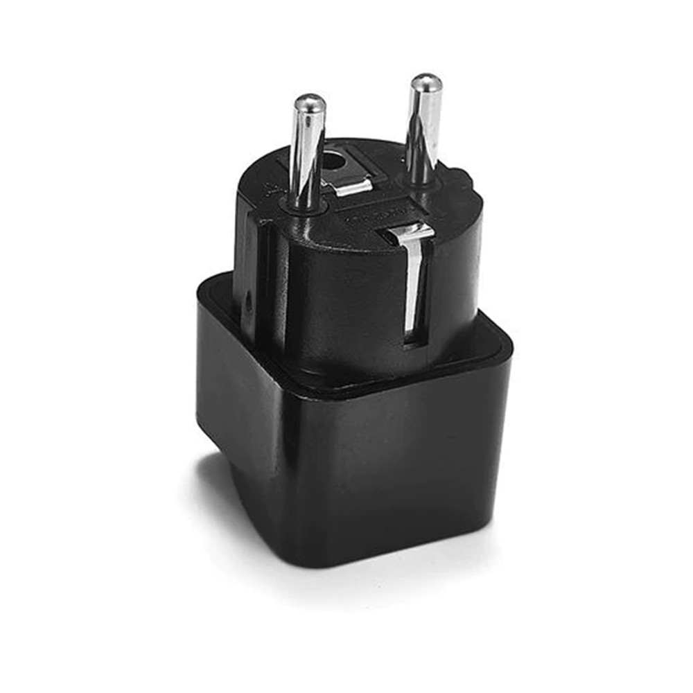 Αντάπτορας UK/US to EU Schuko, 220V, , Μαυρο -