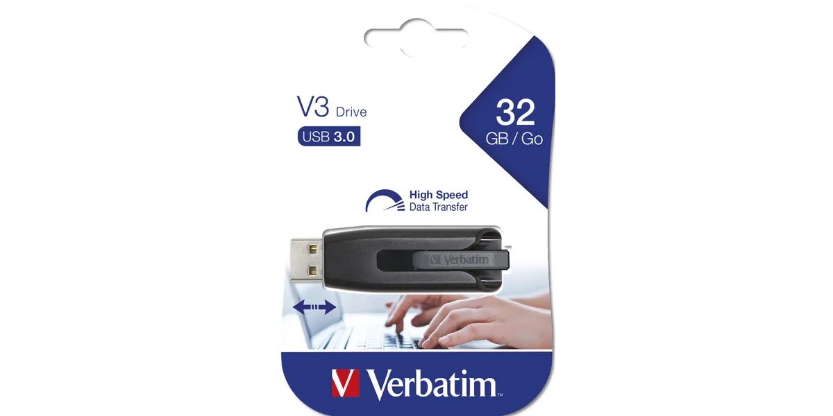 Alternative view of USB-Stick 64GB Verbatim 3.2 Store'n Go V3 Black retail