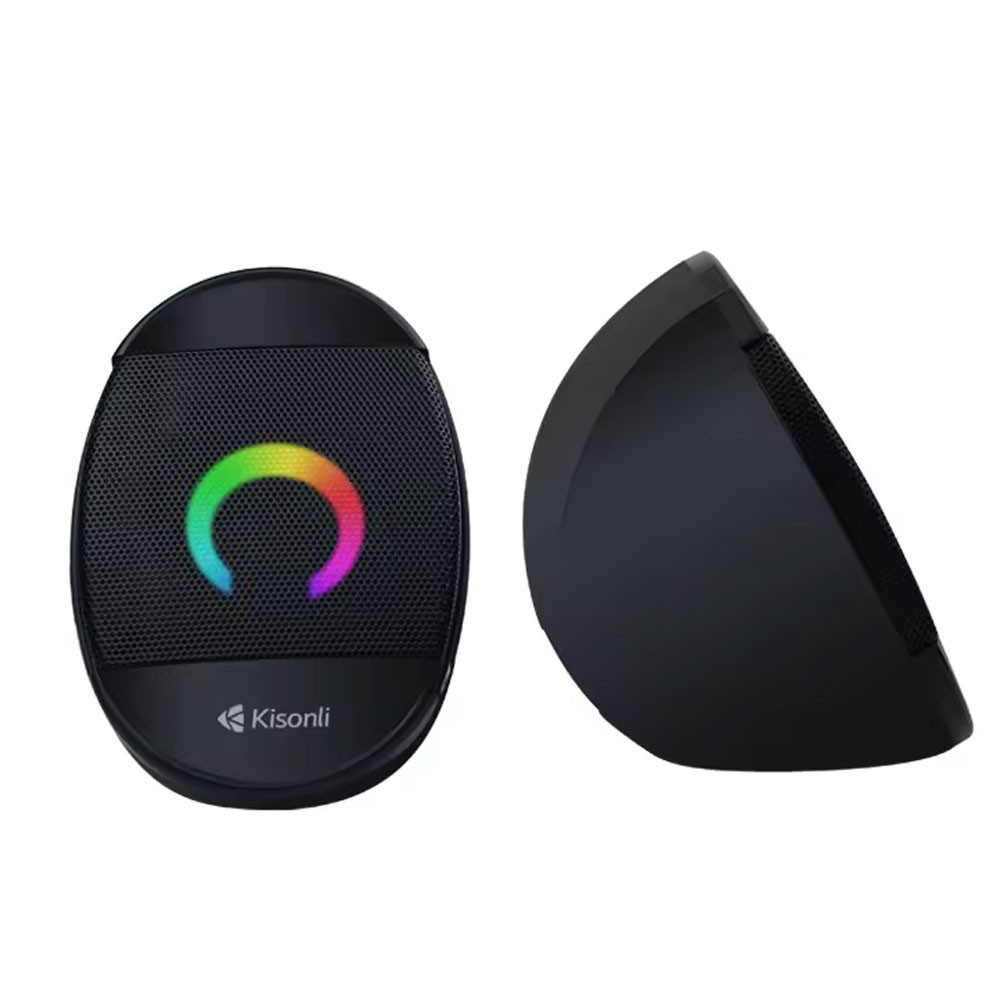 Alternative view of Ηχεία Kisonli L-7070, AUX, 2x3W, Μαύρο