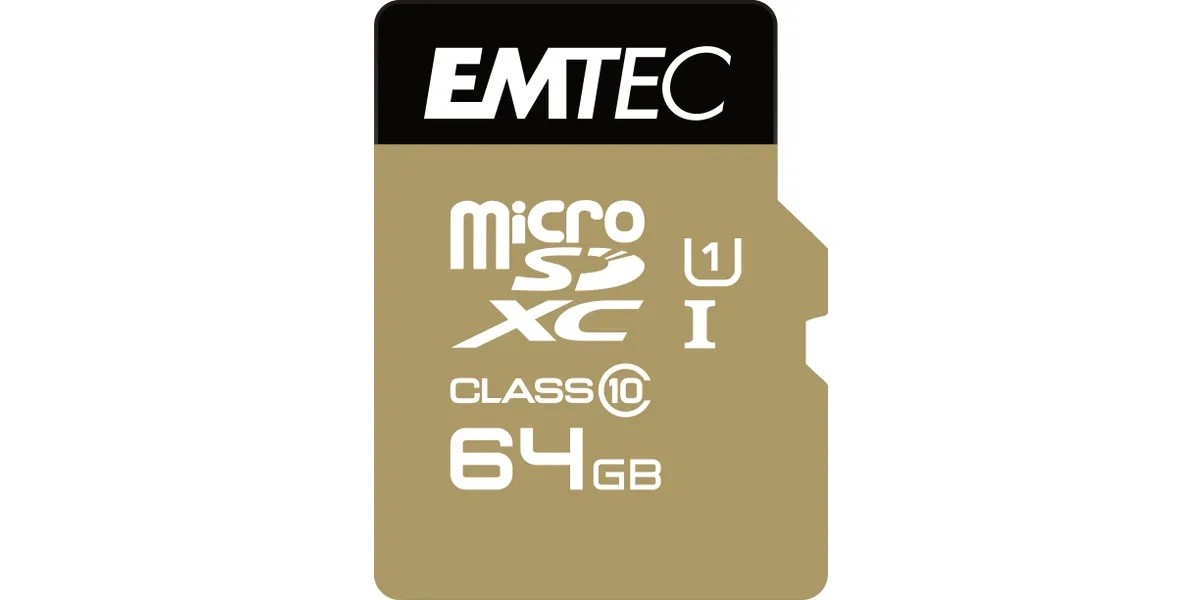 Emtec mSD 64GB UHS-I U1 EliteGold + adapter