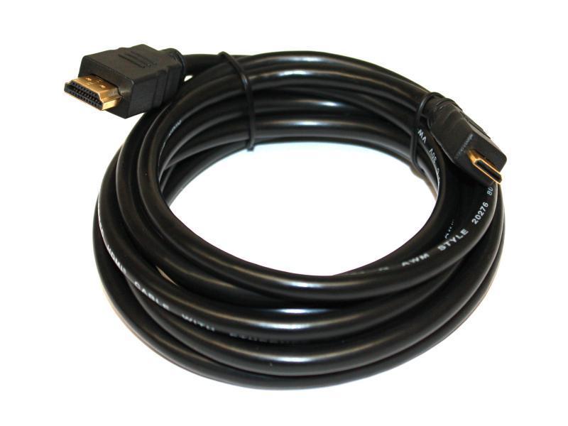 Reekin HDMI to Mini-HDMI cable - 3,0 Meter (High Speed with Ethernet)