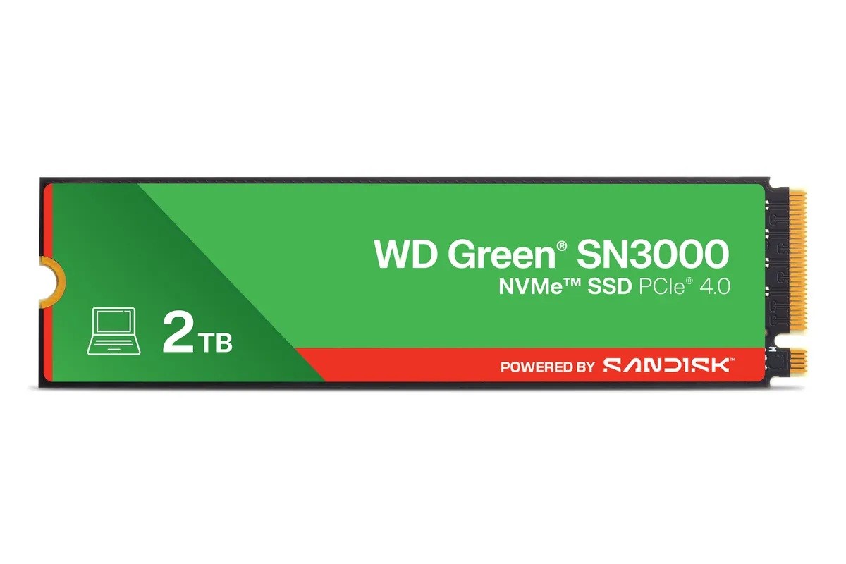 SSD WD Green SN3000 NVMe M.2 2TB PCIe 4.0